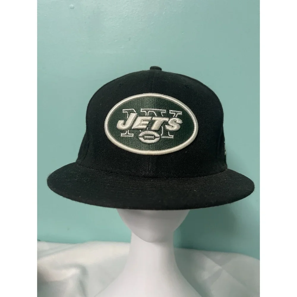 New‎ Era 59FIFTY NEW YORK JETS Fitted Size 7 1/4 Hat Cap Black/Green